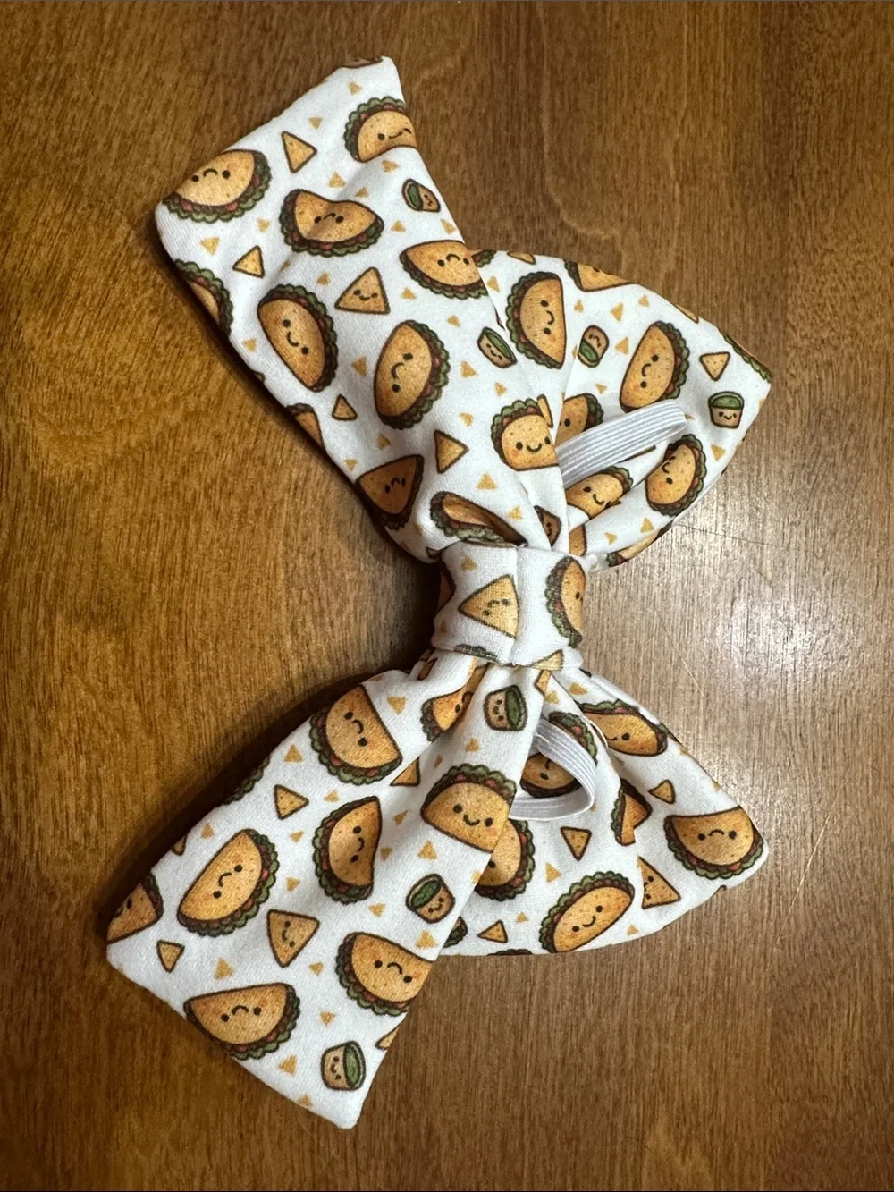 Griffy & Drake Taco Sailor Bow Dog Collar Accessory Medium 4.5”W x 4.5” L